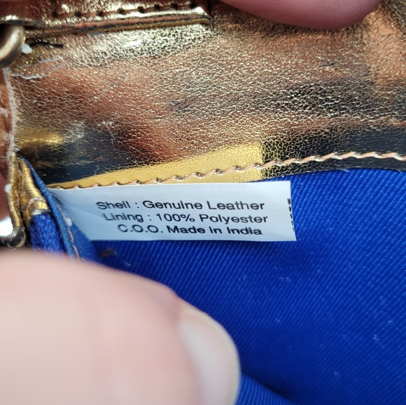 SHARIF | Artistic Expressions leather hand painted maple leaf floral wallet - Picture 6 of 11